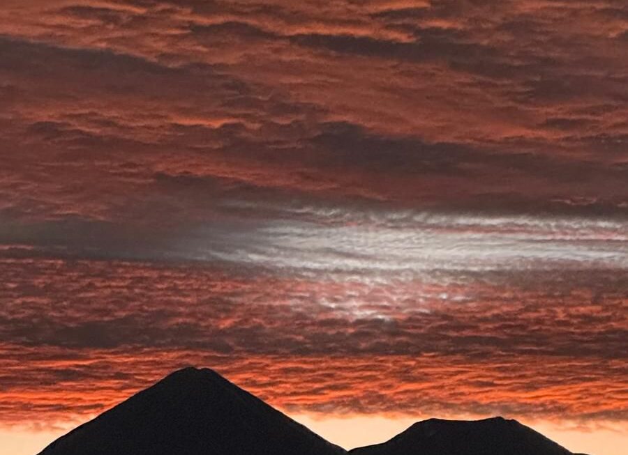 Schau dir den Sonnenaufgang an